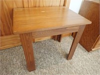 Wooden End Table - 18"Wx24"Dx21""H