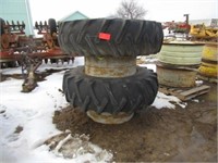 (2) BF Goodrich 18.4/34" Tires On Band Dual Rim258