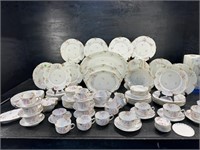 89 PC OF FRENCH HAVILAND R.J ALLEN & SON CHINA