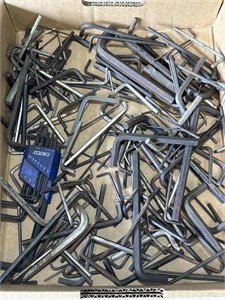 Allen wrenches. Sorted sizes.