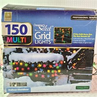 150 Multi Grid Christmas Lights
