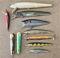 11pc Vintage Fishing Lure Collection