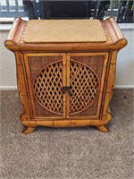 Vintage Bamboo Cabinet