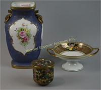 THREE PIECES NIPPON AND JAPANESE CHINA