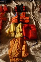 5 Life Jackets