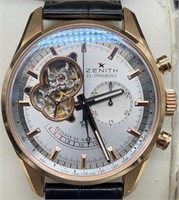 Zenith El Primero 18k chronograph rose gold 42mm