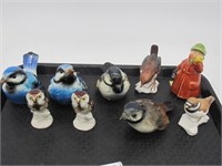LOT OF 9PC GOBEL FIGURES ALL CLEAN