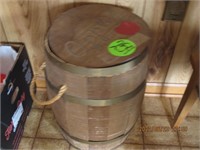 Wooden apple keg