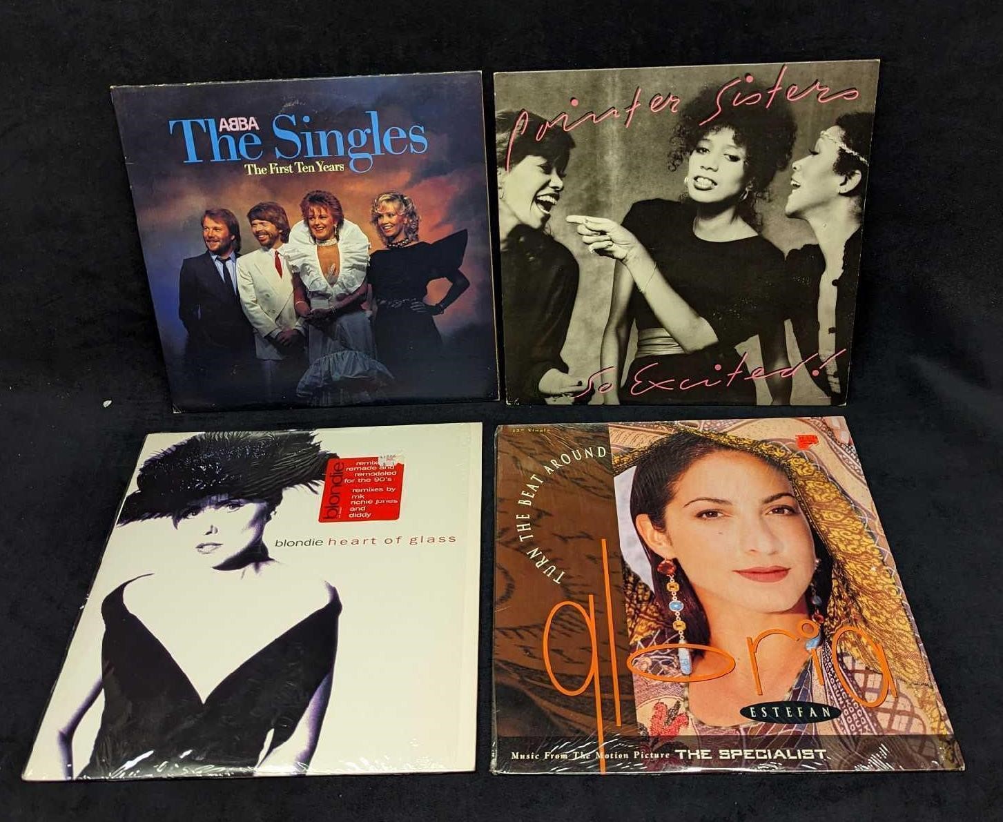 4 LPs ABBA Gloria Estefan Blondie Pointer Sisters