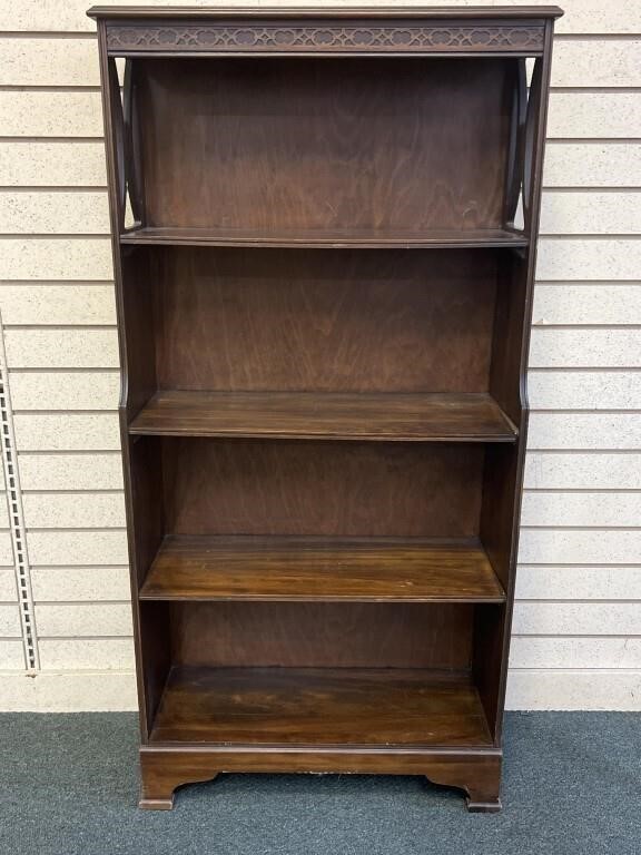 Mahogany finished Bookcase, 4 Shelves