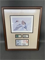 Artist Signed Duck Stamp and Print