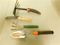 Various Hand Gardening Tools