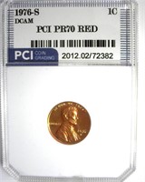 1976-S Cent PR70 DCAM RD LISTS $10000