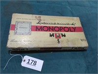 1954 Monopoly Game - Not Complete
