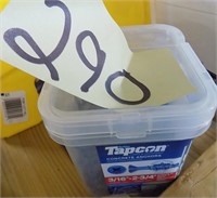 PARTIAL BOX OF  TAPCON CONCRETE SCREWS