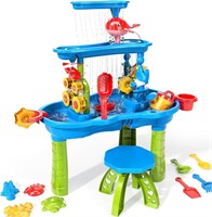 TEMI Toddler Water Table | 3-Tier Outdoor Play