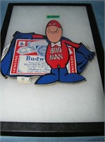 Vintage Budweiser Budman advertising display piece