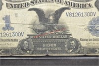 1899 BLACK EAGLE SILVER CERTIFICATE $1.00 BILL