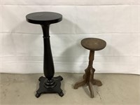 2 Wooden Plant Stands