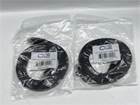 *2PCS LOT*C&E 10FT FLAT PATCH CABLE CAT5E