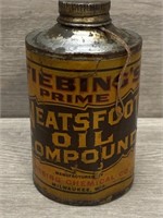 Vintage Advertising Oil Compound Tin