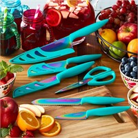 Farberware 11-piece Rainbow Iridescent Blades with