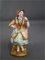 Antique European Girl Porcelain Figurine