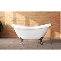 Daphne Freestanding Clawfoot Bathtub