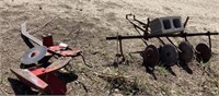 1 Row Plow, Old Small Cultivator