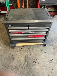 HUSKY 5 DRAWER TOOL BOX/CONTENT AND CART