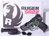 NEW Ruger SR22 .22LR Pistol w/ 2 Magazines