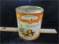 VINTAGE SAM ANDY SHORTENING POWDER CAN