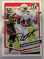 Cordarrelle Patterson Signed Card with COA