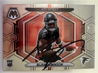 Falcons Bijan Robinson Signed Card with COA