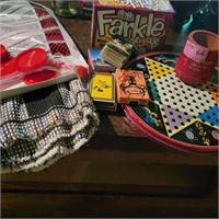 Checkers,Marble  Game,Dice,& Cards