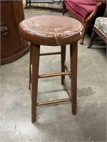 Vintage wood stool