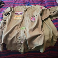 4 Boy scout shirts