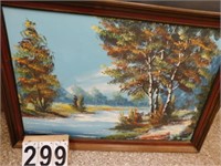 Woodland Lake Picture 28" X 40"