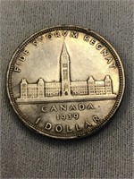 1939 CANADA SILVER DOLLAR