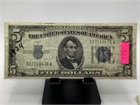 1934-D $5 SILVER CERTIFICATE