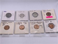 LOT OF MIXED WHEAT PENNIES/ STEEL ETC