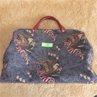 THE CARPETBAGGER PATRIOTIC BAG W/ KEY