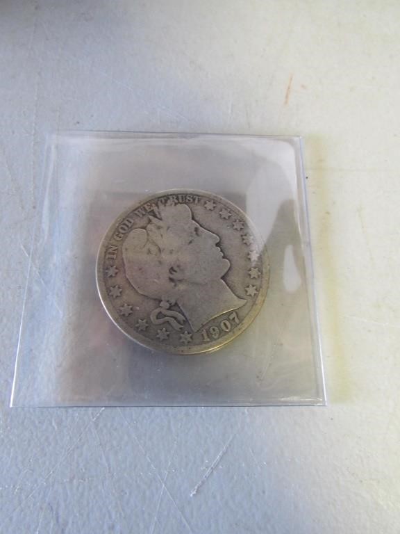 1907 Half Dollar Silver