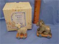 Donkey & Lamb-as is Cherished Teddies