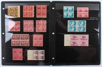 Stamps 14 Blocks of 4 from the 1920's Rare!