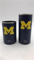 New 2 Metal University Of Michigan Travel Cups