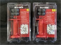 (2) NIB Blu-Mol Cable & Wire Tacker