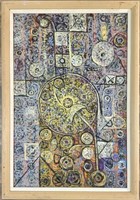 RICHARD POUSETTE DART OIL ON BOARD