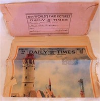 1934 World's Fair Daily Times newspaper in mailing