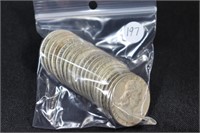 Bag Lot - Roll - Mixed Date Franklin Half Dollars